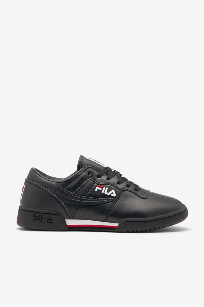 Fila Original Fitness Trainers Black - Mens - 08591GBUX